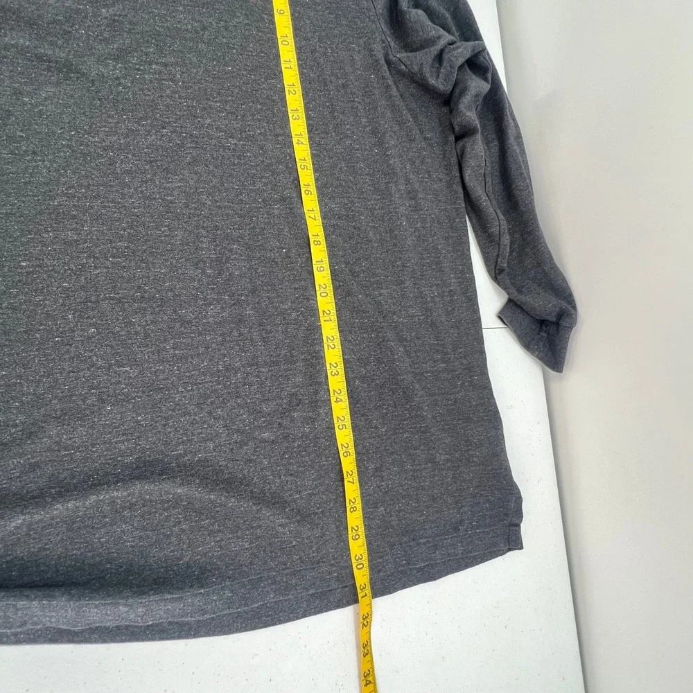 Polo Ralph Lauren Mens 3XLT Long Sleeve Polo Shirt Charcoal Gray Classic Preppy